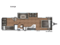 Northern Spirit DLX 5300QB Floorplan Image