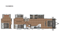 Northern Spirit DLX 5320BEDS Floorplan Image