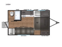Northern Spirit Compact 160BH Floorplan Image