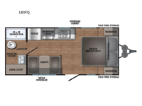 Northern Spirit Compact 180FQ Floorplan Image