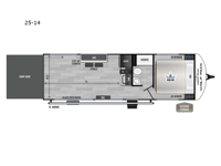 Cherokee Wolf Pack 25-14 Floorplan Image