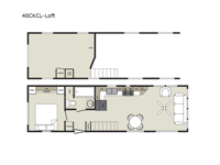 Summit 40CKCL - Loft Floorplan Image