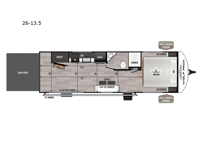 Cherokee Wolf Pack 26-13.5 Floorplan Image