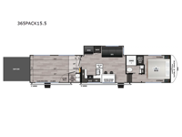 Cherokee Wolf Pack 365PACK15.5 Floorplan Image