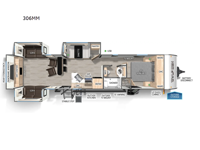 Cherokee Wolf Den 306MM Floorplan Image