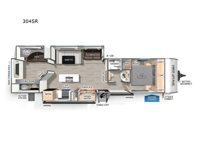 Cherokee Wolf Den 304SR Floorplan Image