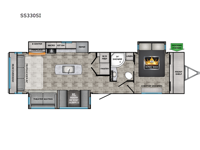 Sunset Trail SS330SI Floorplan Image