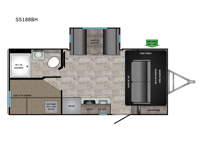 Sunset Trail SS188BH Floorplan Image