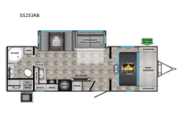 Sunset Trail SS253RB Floorplan Image