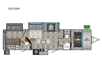 Sunset Trail SS331BH Floorplan Image