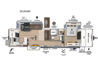 Grand Surveyor 301RKBS Floorplan Image