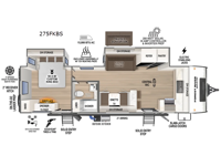 Grand Surveyor 275FKBS Floorplan Image