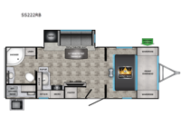 Sunset Trail SS222RB Floorplan Image