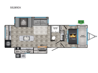 Sunset Trail SS285CK Floorplan Image