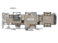 Durango Gold G388FLS Floorplan Image