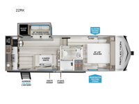 Reflection 100 Series 22RK Floorplan Image