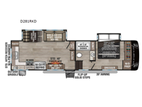 Durango D281RKD Floorplan Image