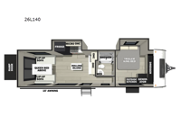 Vengeance Rogue Armored 26L140 Floorplan Image