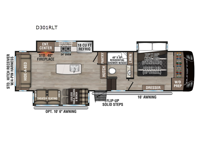 Durango D301RLT Floorplan Image