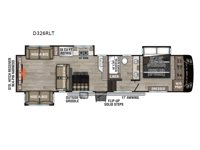 Durango D326RLT Floorplan Image