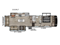 Durango D333RLT Floorplan Image