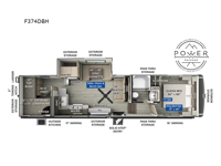 Flagstaff Classic F374DBH Floorplan