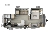 Flagstaff Classic 826KBS Floorplan Image