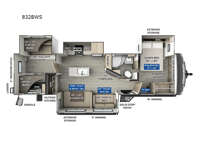 Flagstaff Classic 832BWS Floorplan Image