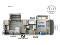 Flagstaff Classic F281RK Floorplan Image