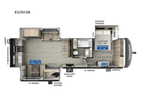 Flagstaff Classic 832RKSB Floorplan Image