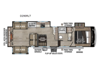 Durango Half-Ton D290RLT Floorplan