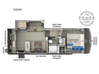 Flagstaff Classic F282RK Floorplan Image