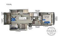 Flagstaff Classic F331RL Floorplan Image