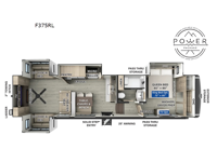 Flagstaff Classic F375RL Floorplan Image