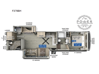 Flagstaff Classic F378BH Floorplan Image