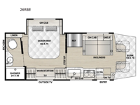 Prism Elite 26RBE Floorplan Image