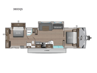 Jay Flight SLX 380DQS Floorplan Image