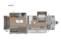 Jay Flight SLX 334RTS Floorplan Image