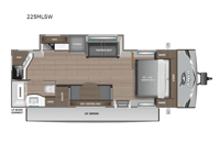 Jay Flight SLX 225MLSW Floorplan Image