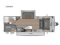 Jay Flight SLX 235MBHW Floorplan Image