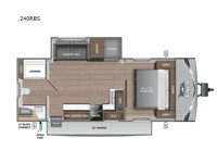 Jay Flight SLX 240RBS Floorplan Image