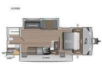 Jay Flight SLX 263RBS Floorplan Image