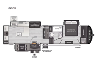 Montana High Country 325RK Floorplan Image