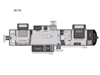 Montana High Country 381TB Floorplan Image