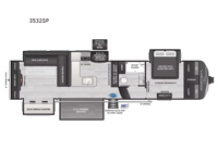 Montana 3532SP Floorplan Image