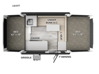 Flagstaff MAC Series 164MT Floorplan Image