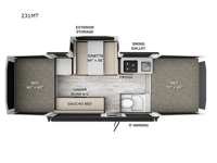 Flagstaff MAC Series 231MT Floorplan Image