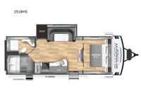 Shadow Cruiser 251BHS Floorplan Image