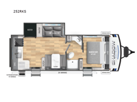 Shadow Cruiser 252RKS Floorplan Image