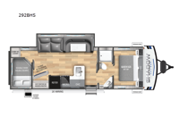 Shadow Cruiser 292BHS Floorplan Image